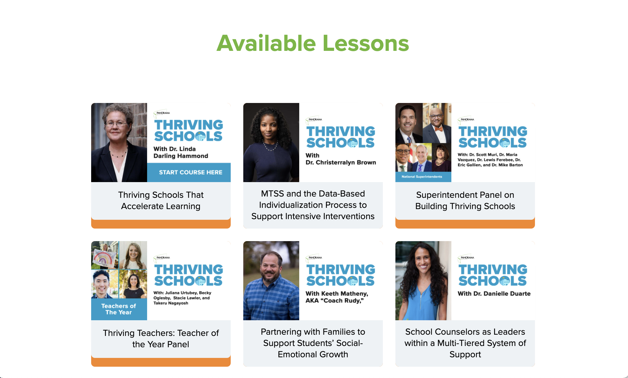 Available Lessons - The Thriving Schools Virtual Summit Experience